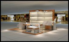 F1811展示柜高清圖片展示——廣州市花都區文廣展示用品廠精選日用品陳列方案